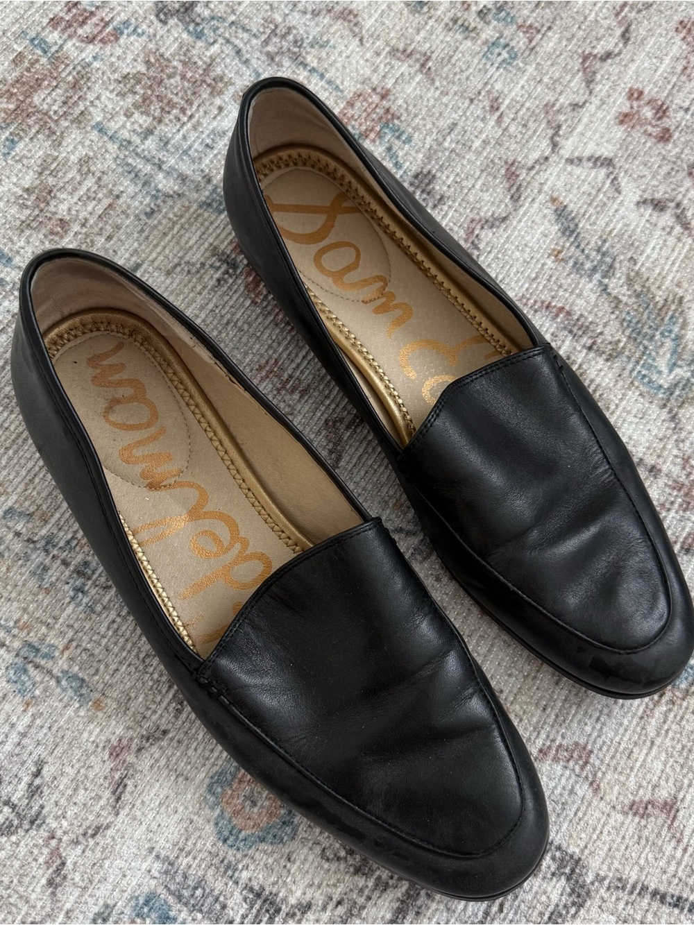 Sam Edelman Black Leather Loafers